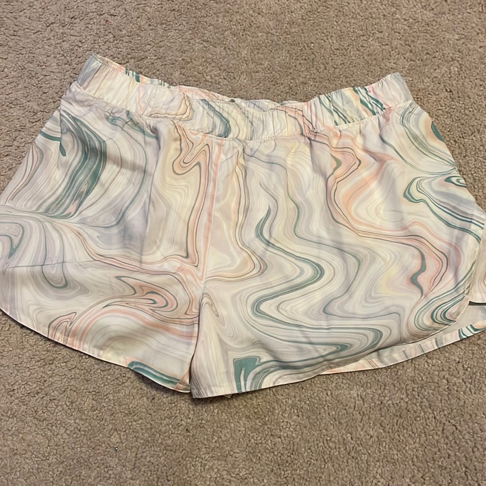 These are athletic comfy work out shorts